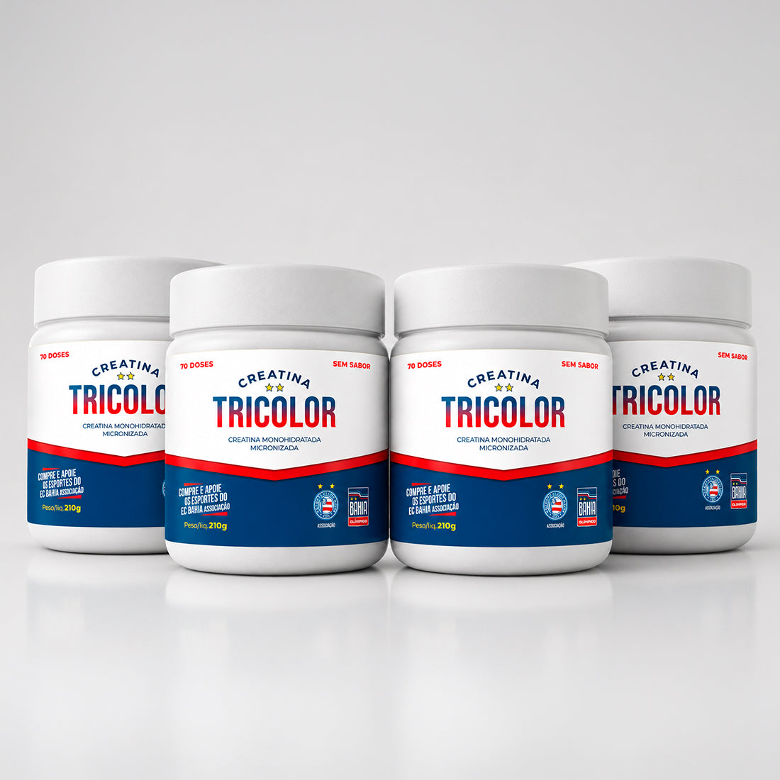 Kit com 4 - Creatina Tricolor